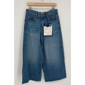 Mother Wide Leg Jeans in Blue